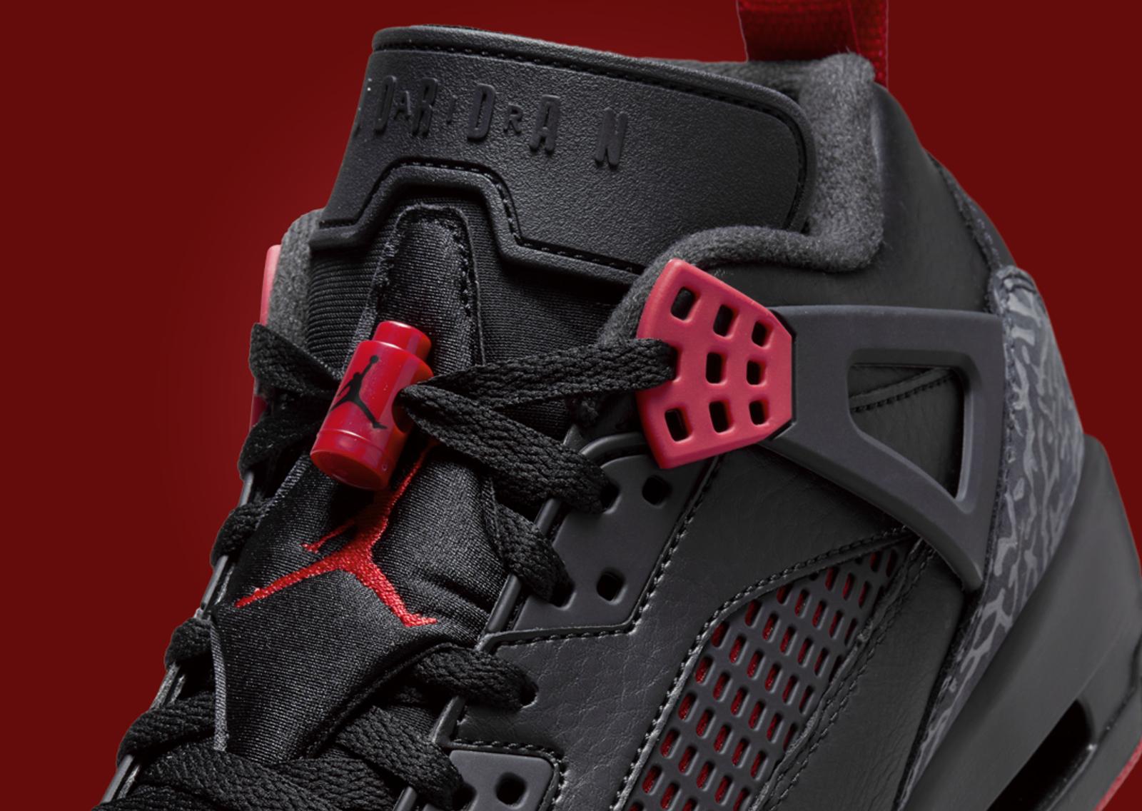 Jordan Spizike Low Bred Tongue Detail