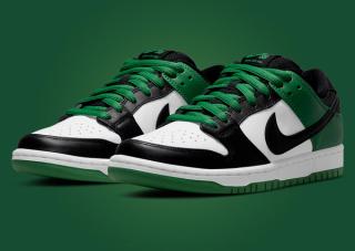 The Nike SB Dunk Low Classic Green Restocks in Europe in April 2024