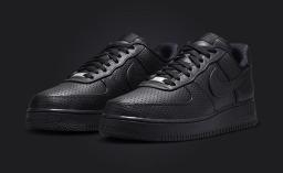 The Nike Air Force 1 Low Black Perforations Releases June 2024
