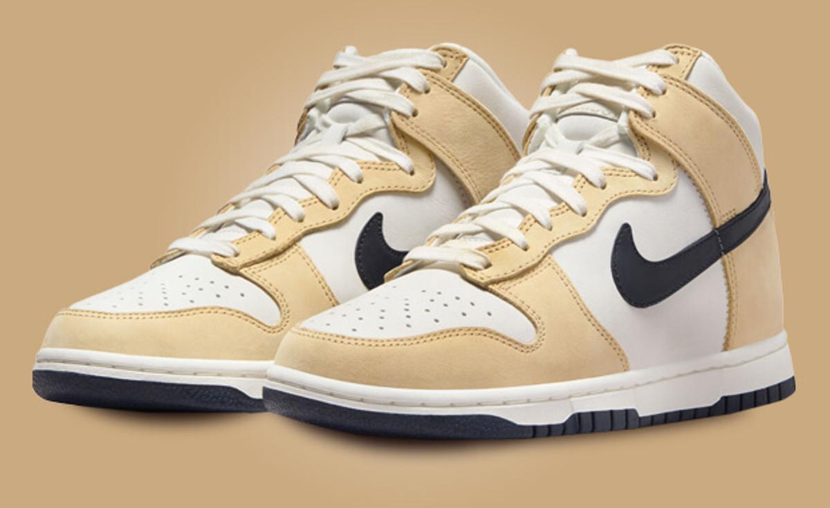 The Women's Exclusive Nike Dunk High MF Sesame Obsidian Releases Holiday 2023