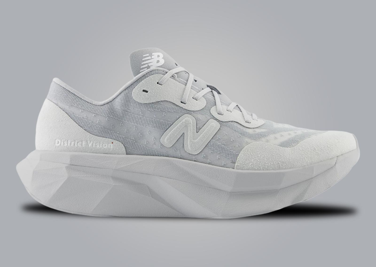 District Vision x New Balance FuelCell Supercomp Elite v4 Grey Lateral