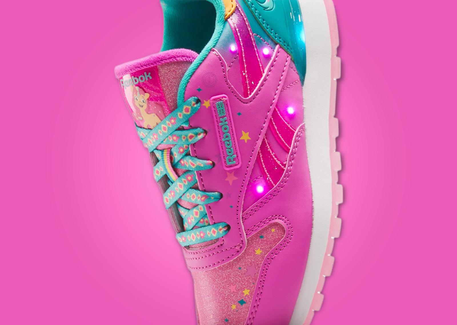 My Little Pony x Reebok Classic Leather Step N Flash Sunny Detail