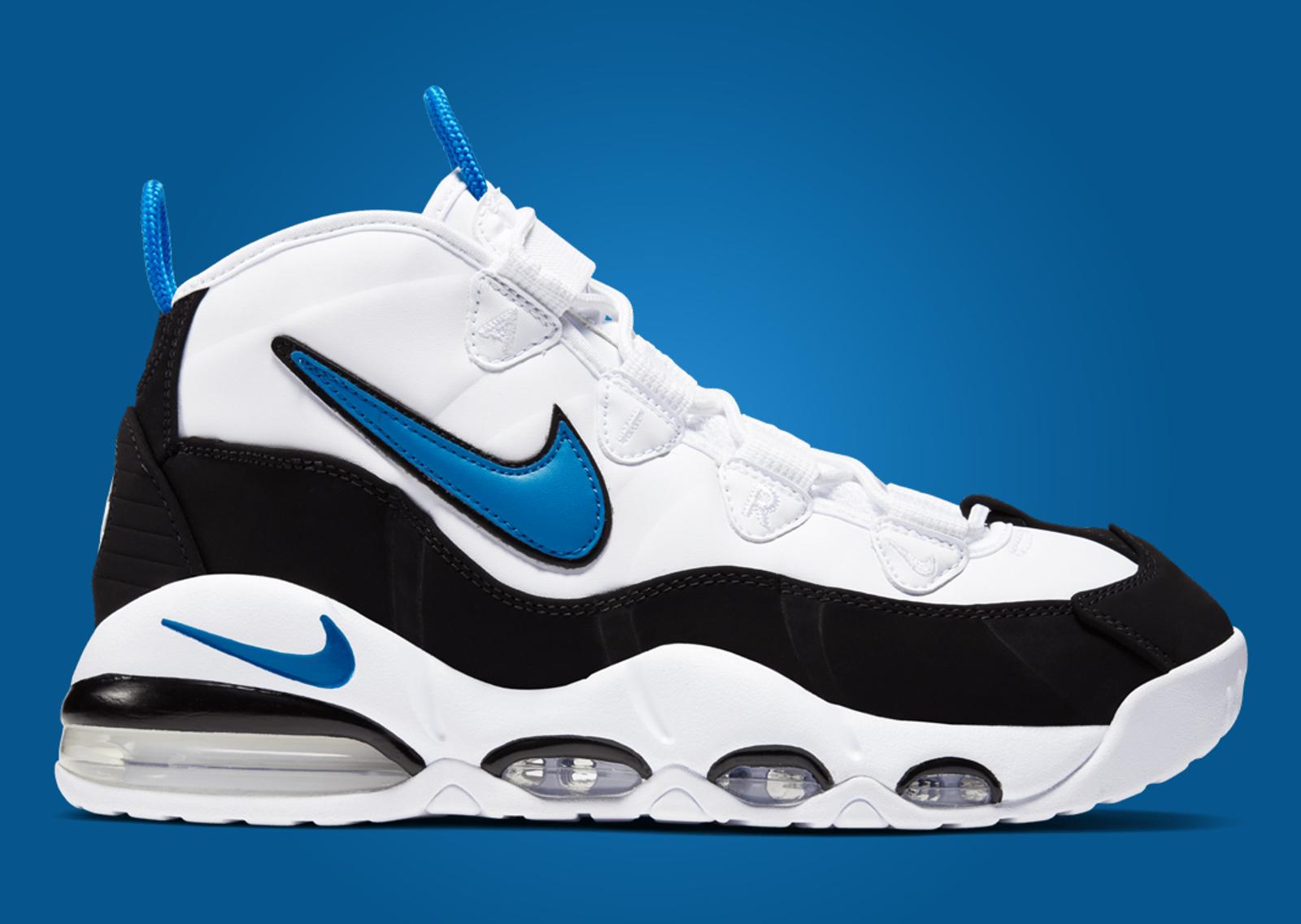 Nike Air Max Uptempo White Photo Blue Black Lateral