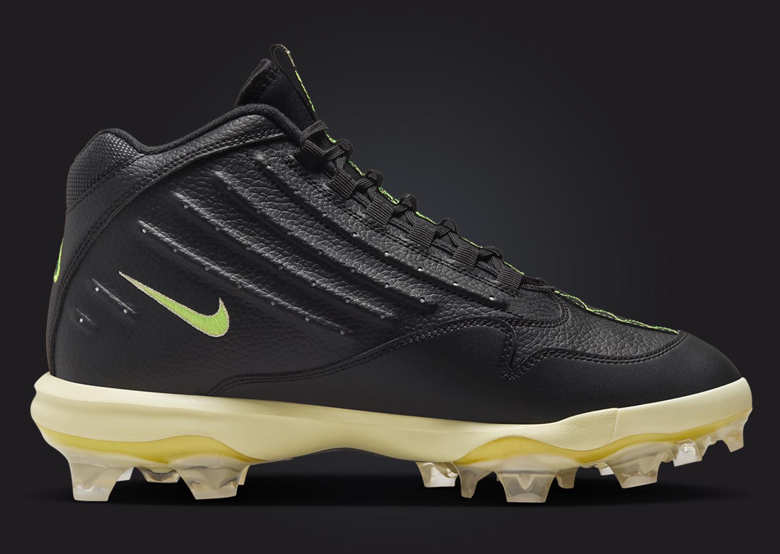 Nike Griffey 2 MCS Cleat Black Volt Medial