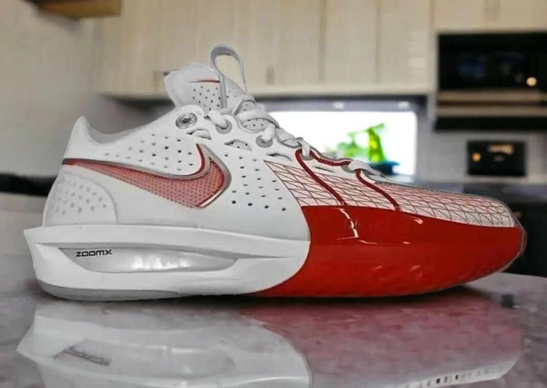 Nike ★ Air Zoom GT Cut 3 EP Summit White Picante Red The Nike GT Cut 3 Summit White Picante Red Releases January 2024