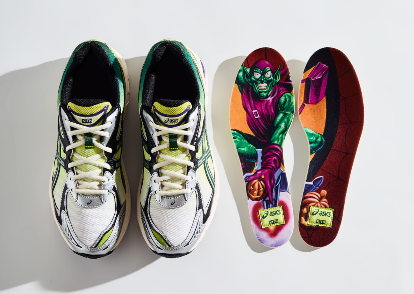 Kith x Marvel Super Villains x Asics GT-2160 Green Goblin Insole