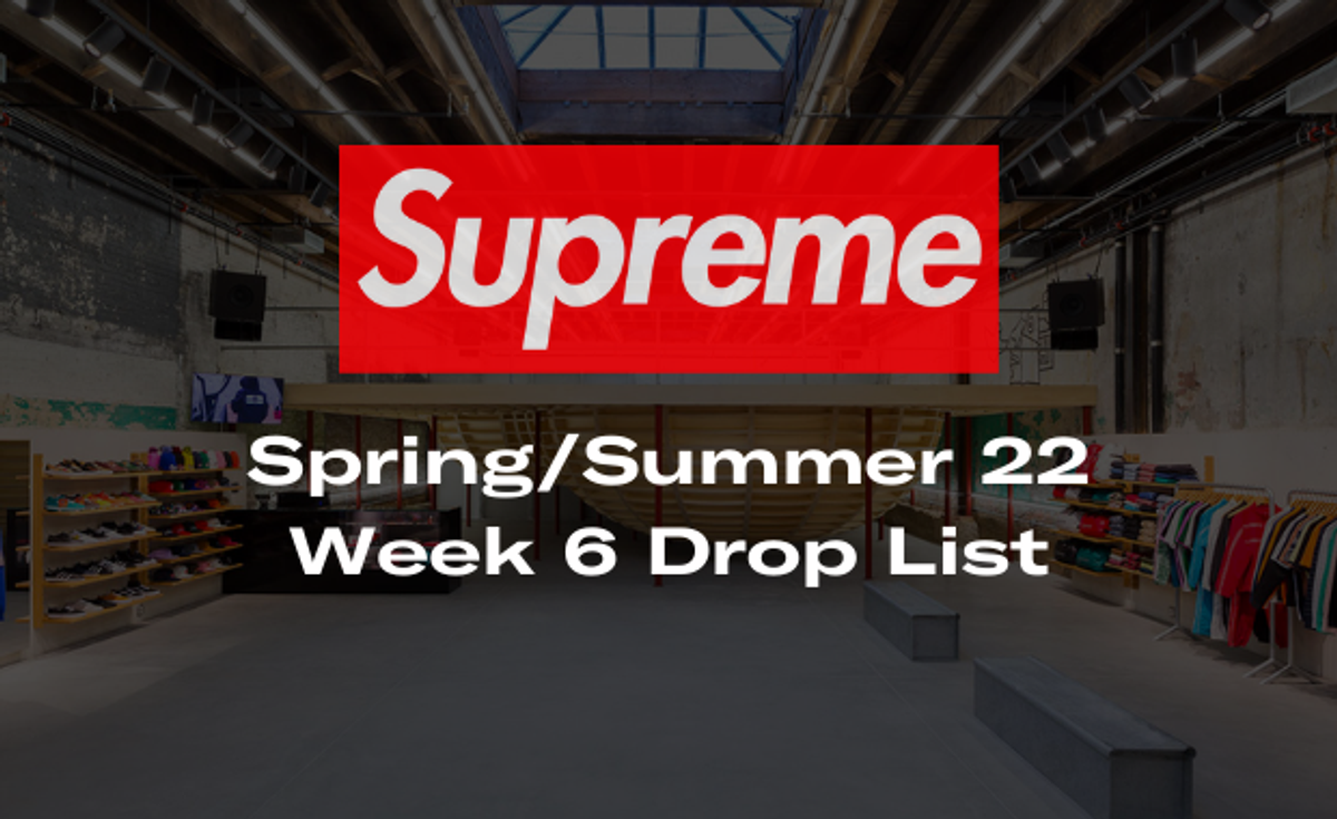 Supreme Spring Summer 2022 Week 6 - Aeon Flux