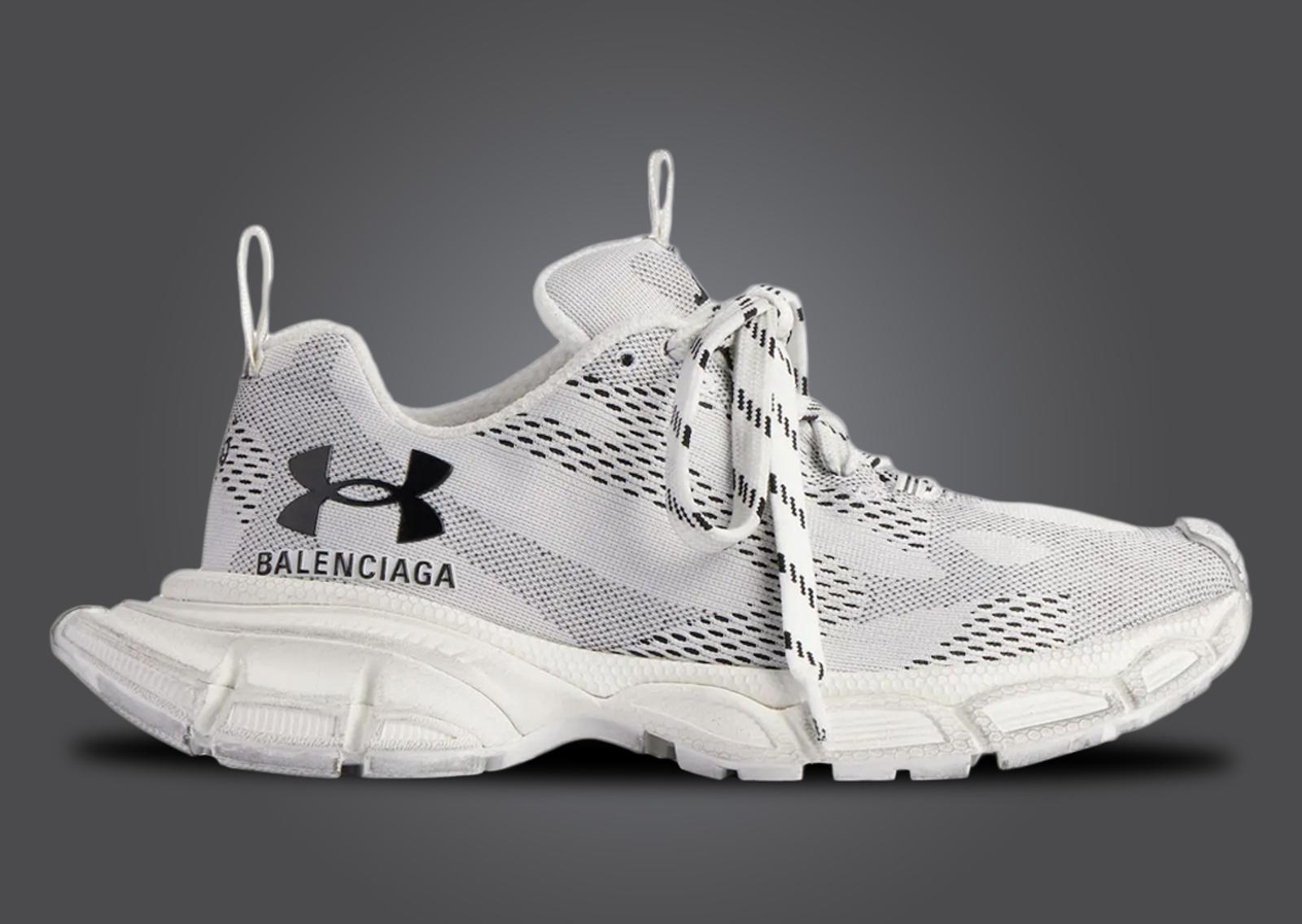 Balenciaga x Under Armour 3XL Knit White Lateral