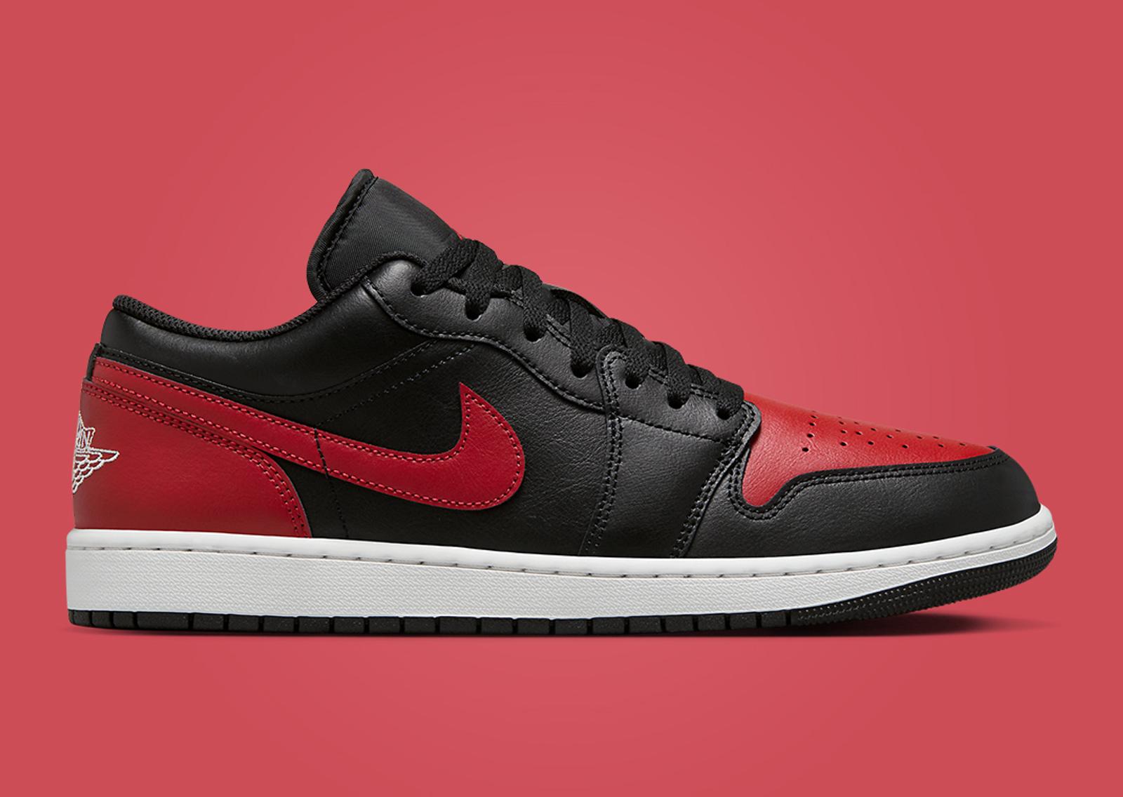 Air Jordan 1 Low Bred Twist Lateral