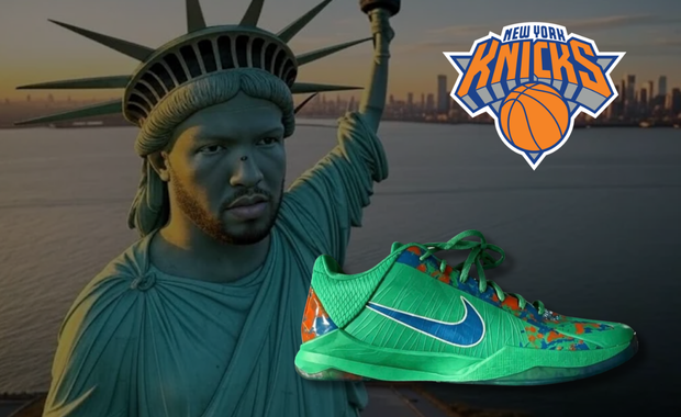 Jalen Brunson Nike Kobe 5 Protro NY vs. NY PE