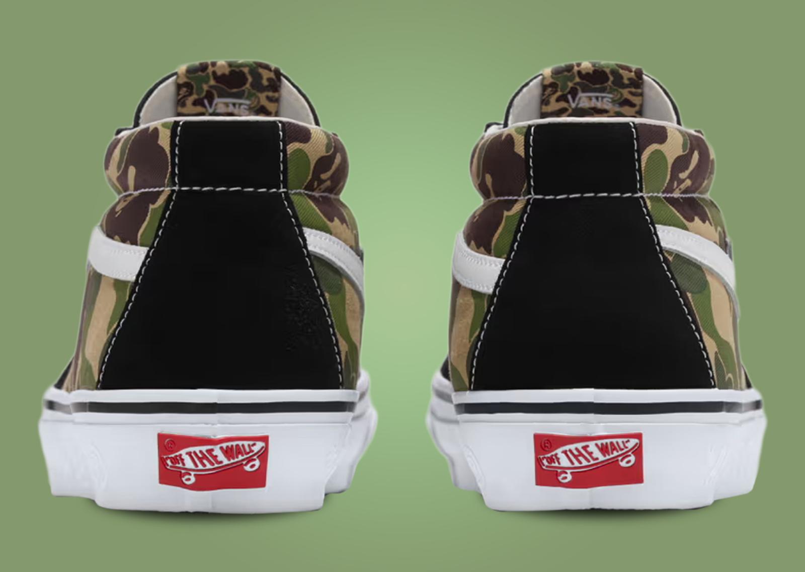 BAPE x Vans Sk8-Mid Heel