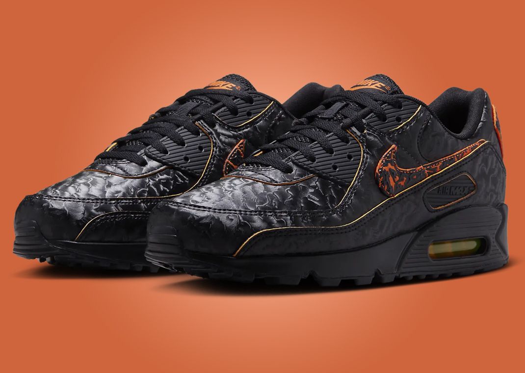 ★ナイキ★Air Max 90 Volcano★Black Magma Orange ABSOLUTE BANGER! Nike Air Max 90 VOLCANO Black Magma Orange