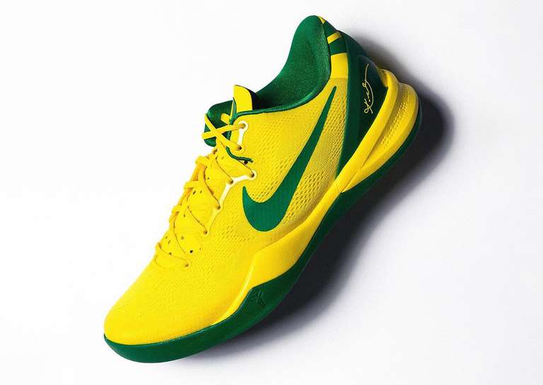 Nike Kobe 8 Protro Oregon Ducks Yellow Green PE