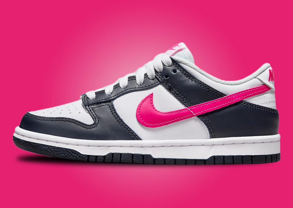 The Kids' Exclusive Nike Dunk Low Dark Obsidian Fierce Pink Releases ...