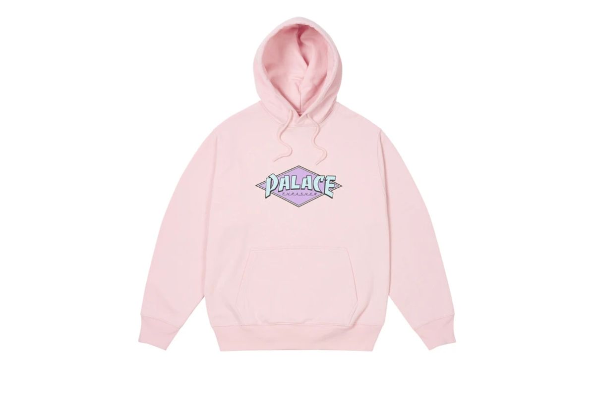 Palace Thrasher SS24 Hoodie in Pink