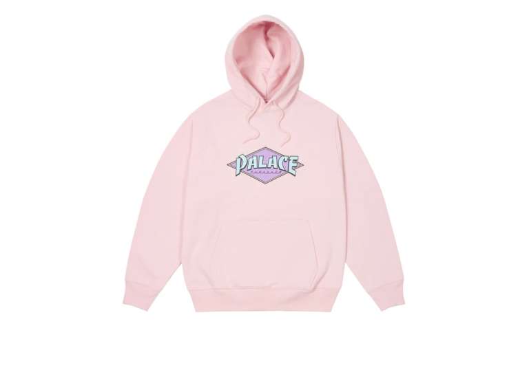 Palace Thrasher SS24 Hoodie in Pink