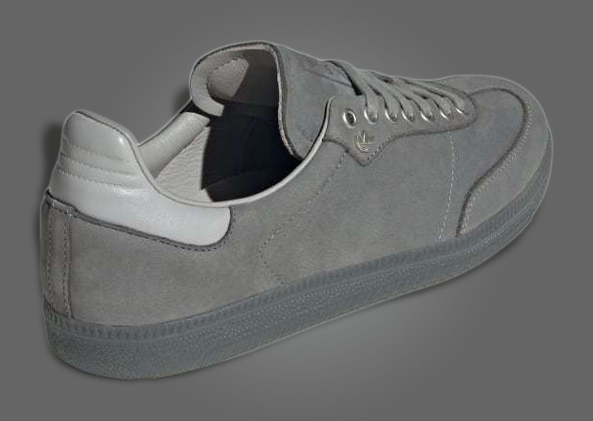 adidas Samba Lux Grey Three Heel Angle
