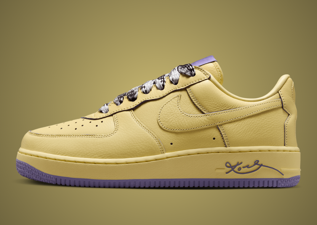 The Kobe Bryant x Nike Air Force 1 Low Protro Soft Yellow