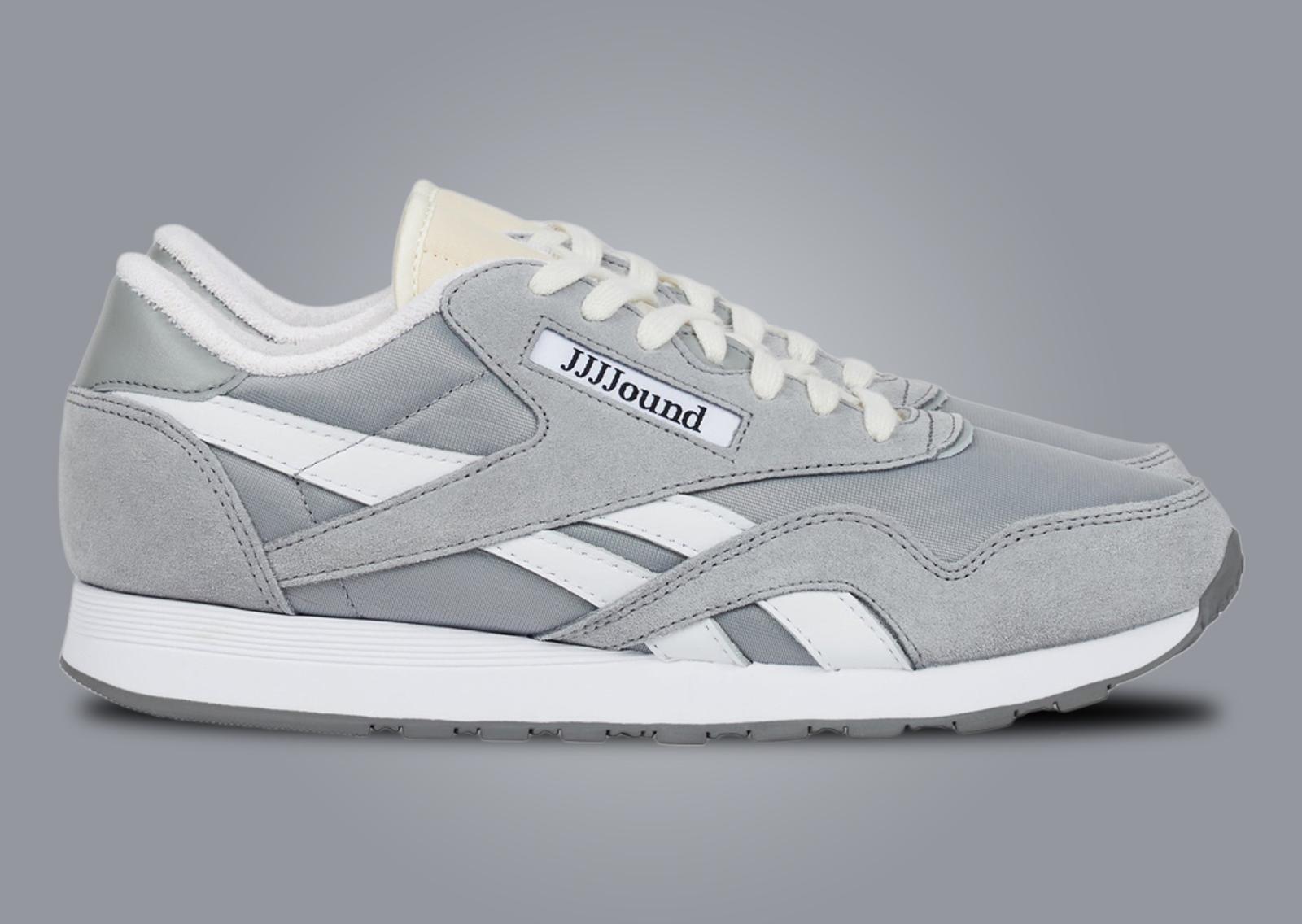 JJJJound x Reebok Classic Nylon Grey Medial