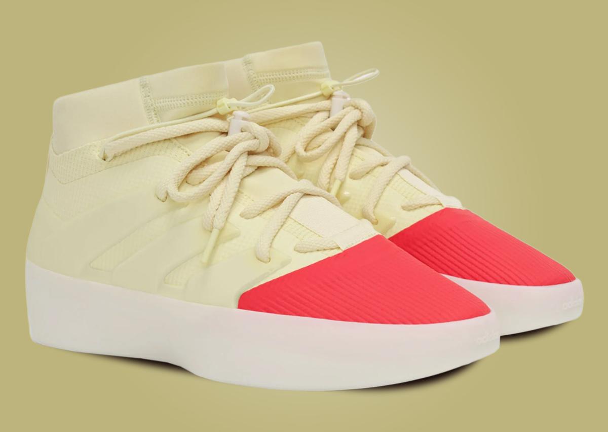 adidas Fear of God 1 Desert Yellow Indiana Red