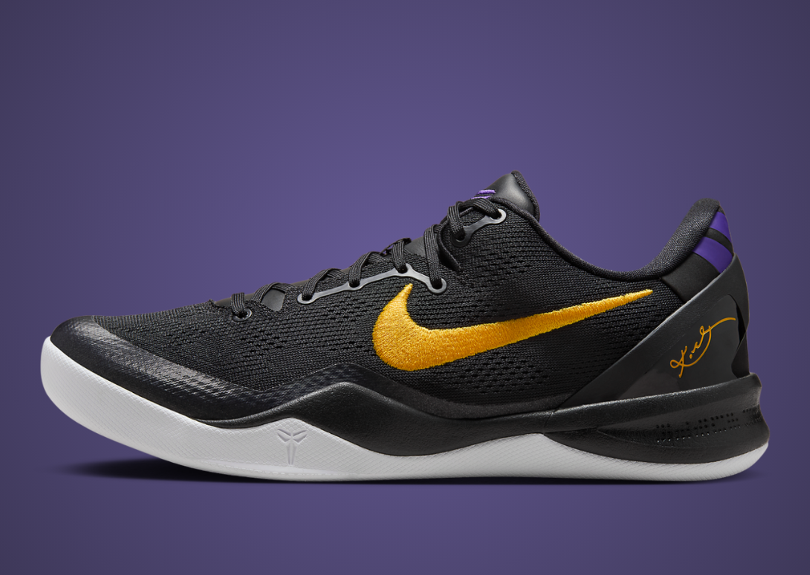 Nike Kobe 8 Protro TB Lakers Away Lateral