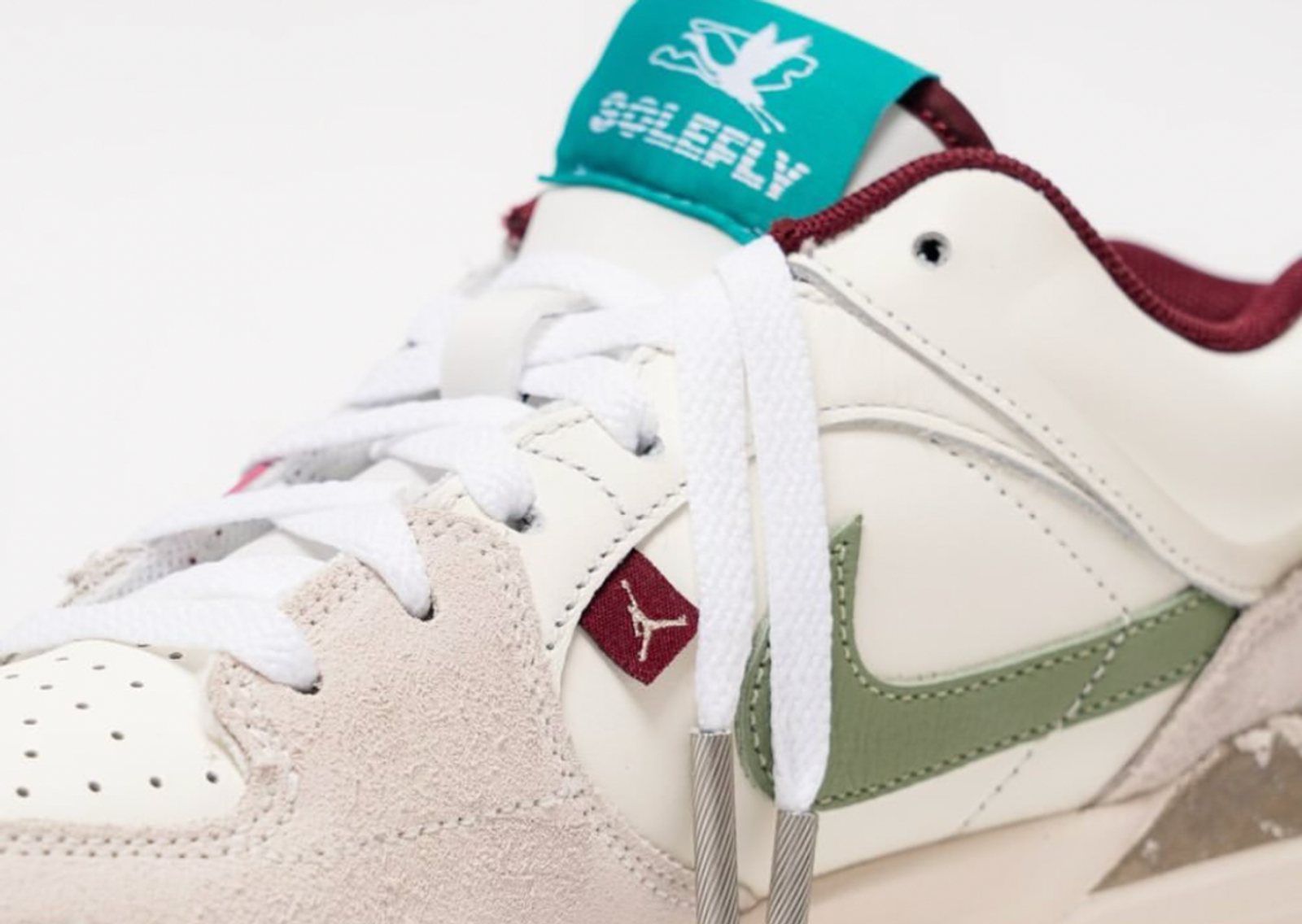 SoleFly x Jordan Stadium 90 Formula 1 Miami Sail Olive Tongue