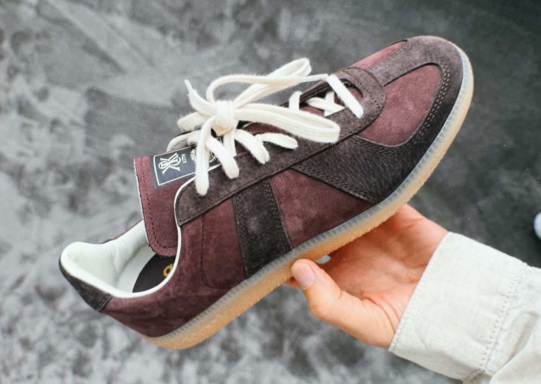 There's a Kith x adidas BW Army in Maroon Suede on the Way