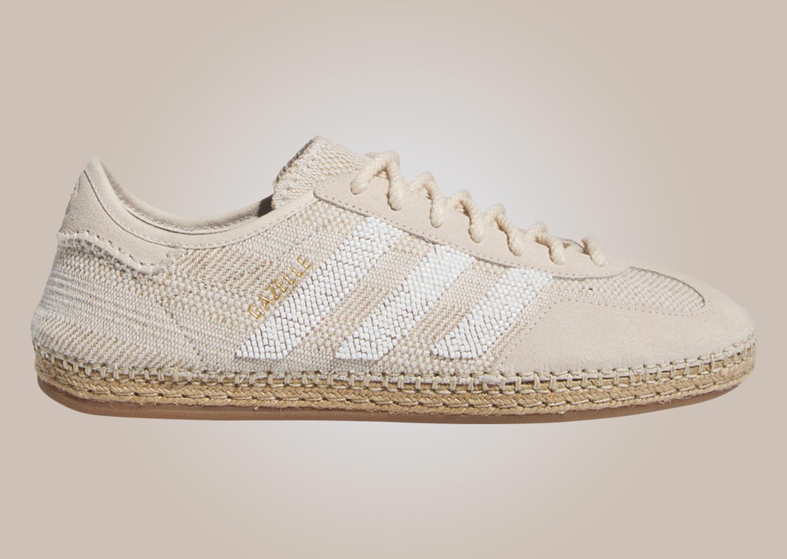 CLOT x adidas Gazelle Halo Ivory Lateral