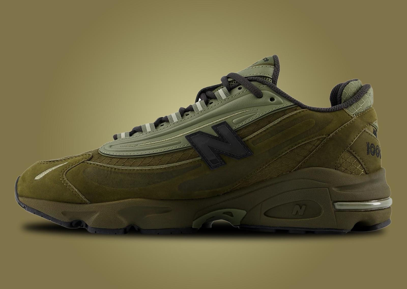 New Balance 1000 Cordura Olive Medial