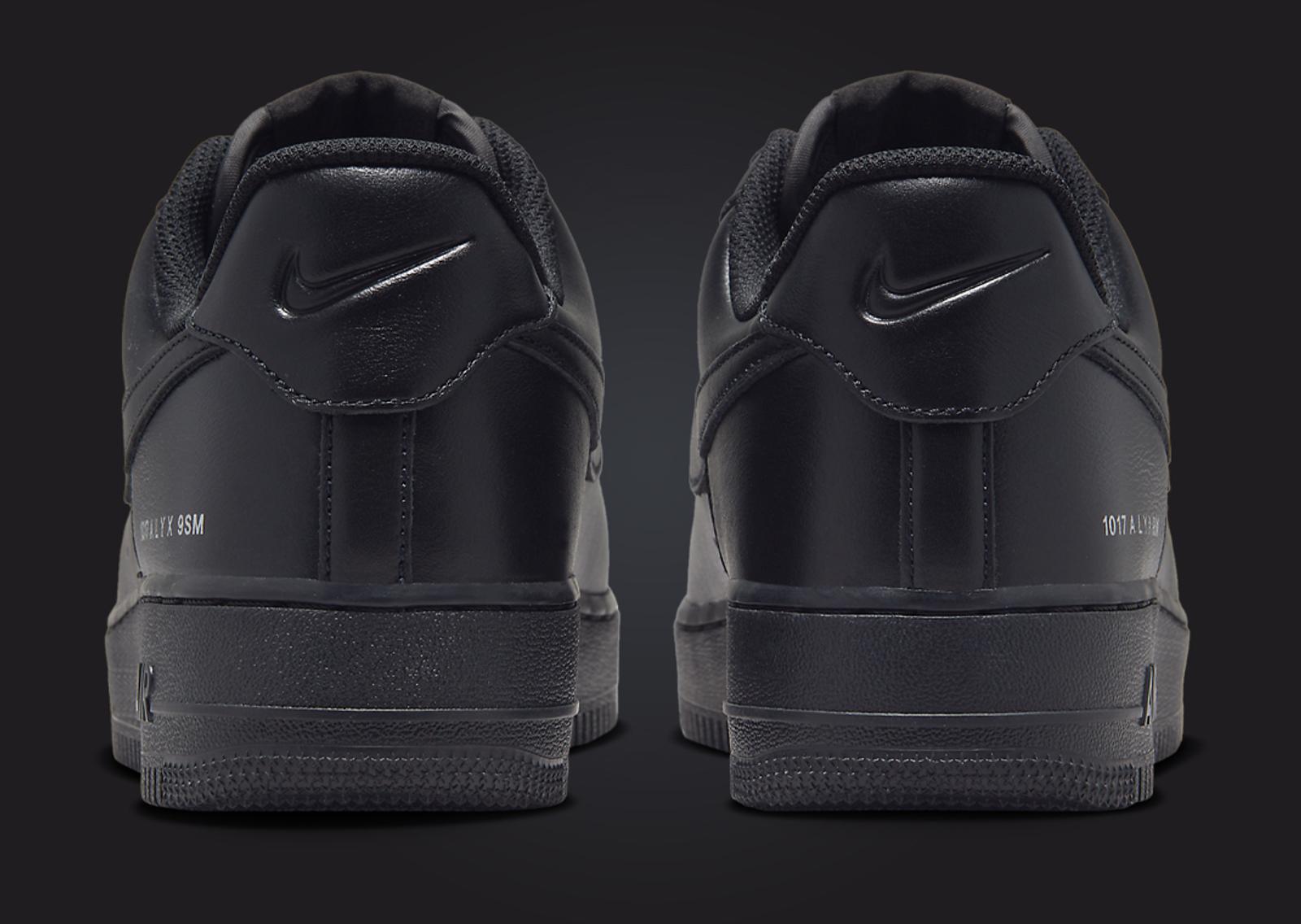 1017 ALYX 9SM x Nike Air Force 1 Low SP Black Back