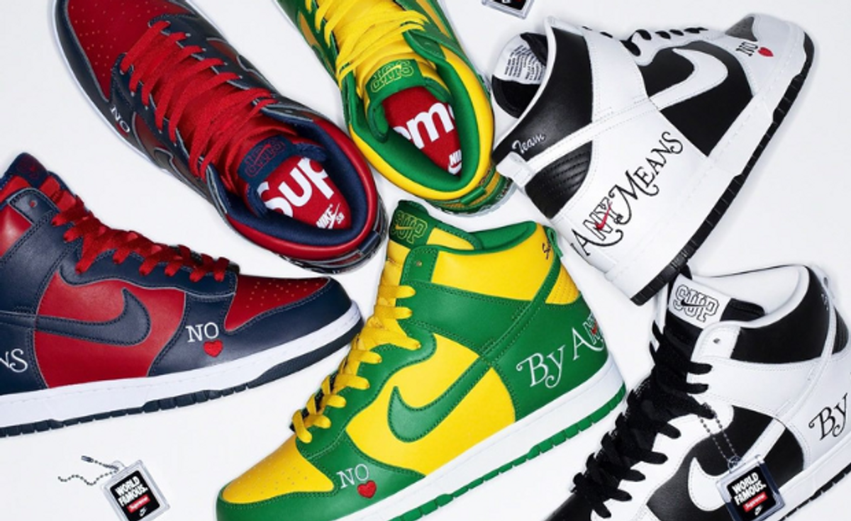 Supreme By Any Means Nike SB Dunks Release This Week