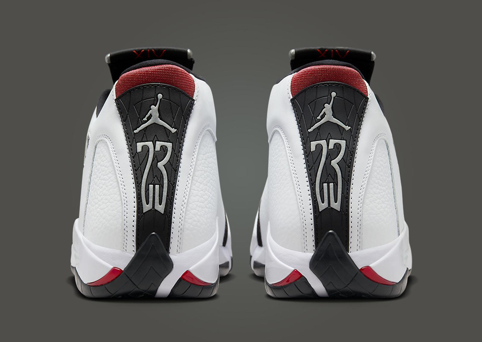 Air Jordan 14 Retro Black Toe Heel