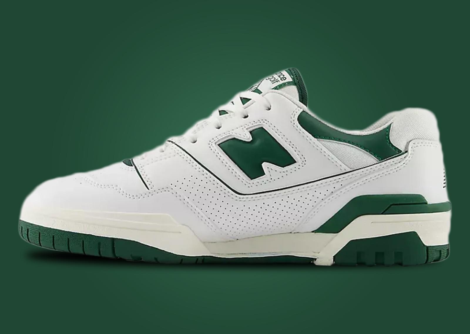 New Balance 550 Golf SL White Green Medial