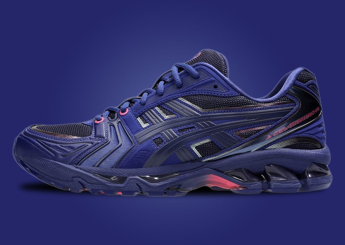 8ON8 x Asics Gel-Kayano 14 Navy Right Lateral