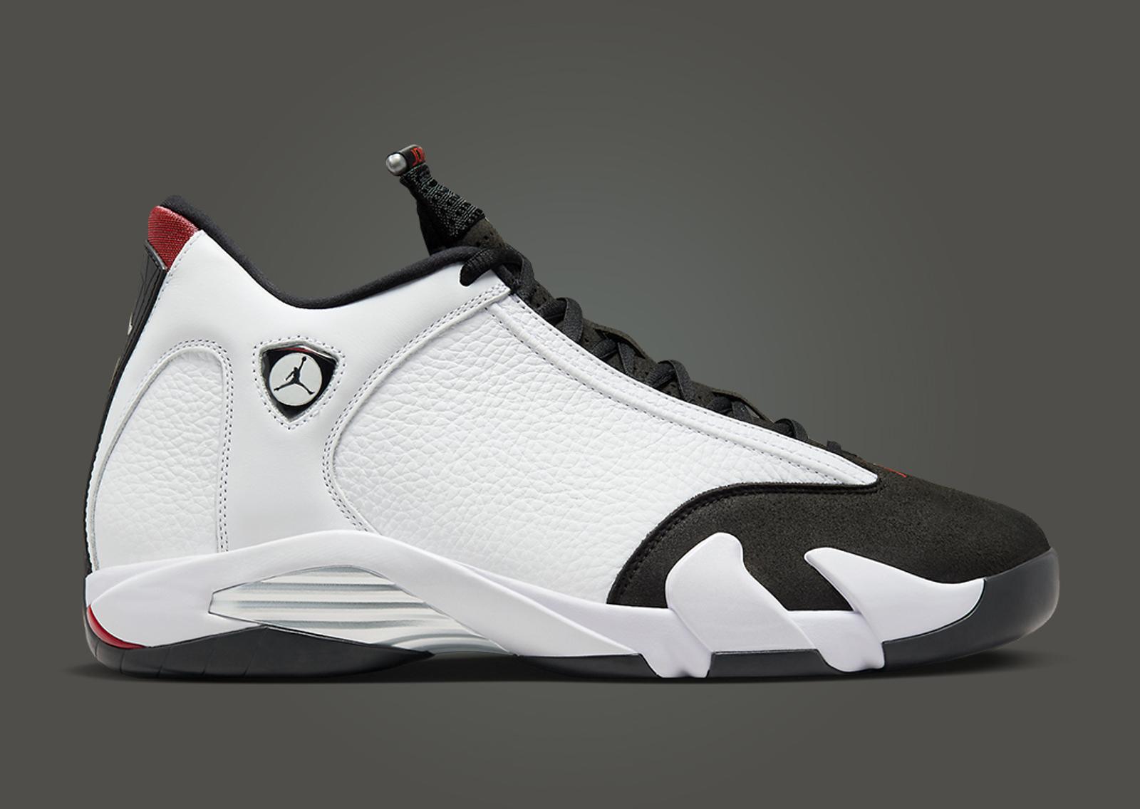 Air Jordan 14 Retro Black Toe Lateral