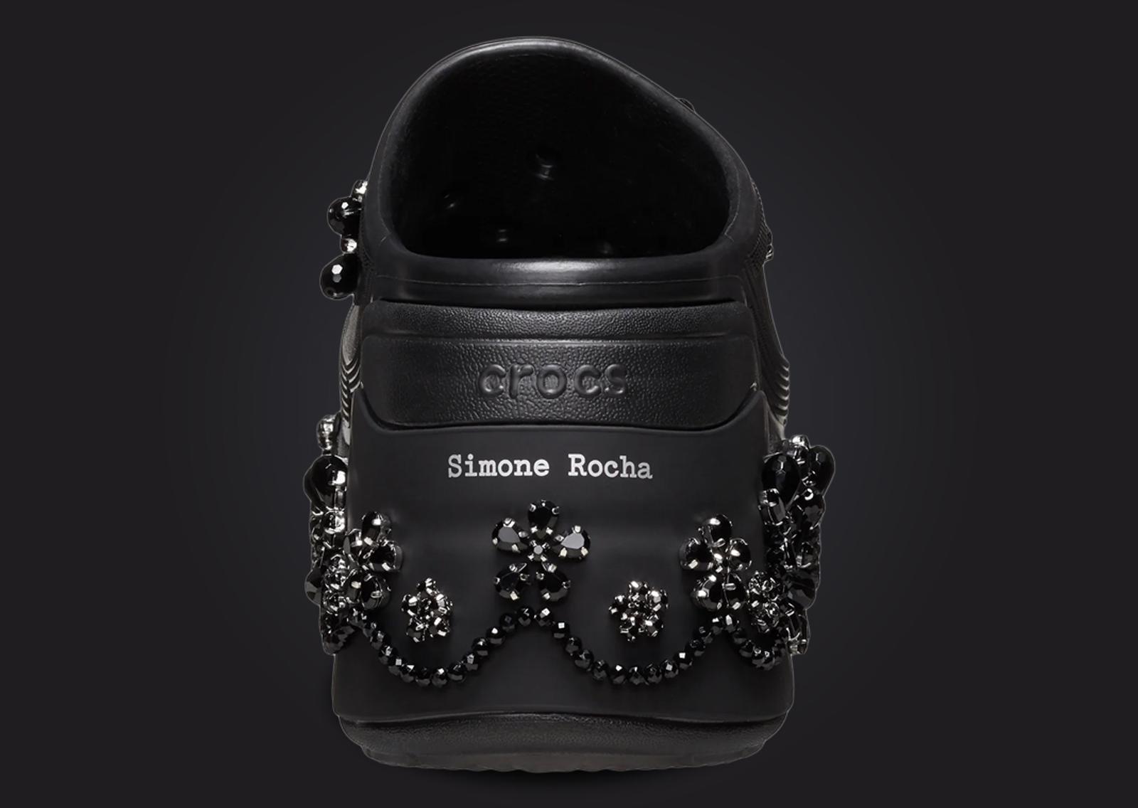 Simone Rocha x Crocs Siren Black Heel