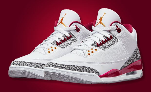 Jordan 3 buy cardinal red td