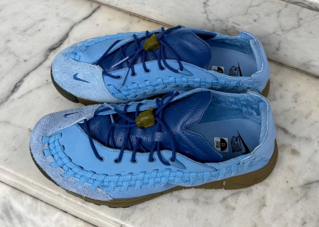 Designシュシュ　スカイブルー　No.621 SOULGOODS' Collapsible Nike Homescape adds a Blue Leather and