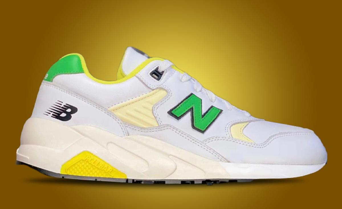 This New Balance 580 V2 Comes In White Green Yellow