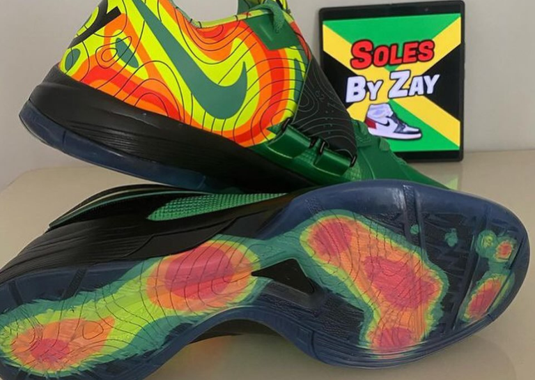 Nike KD 4 Weatherman (2024) Medial and Outsole