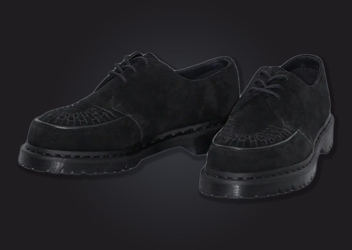 Ramsey Supreme Suede Creepers in Black