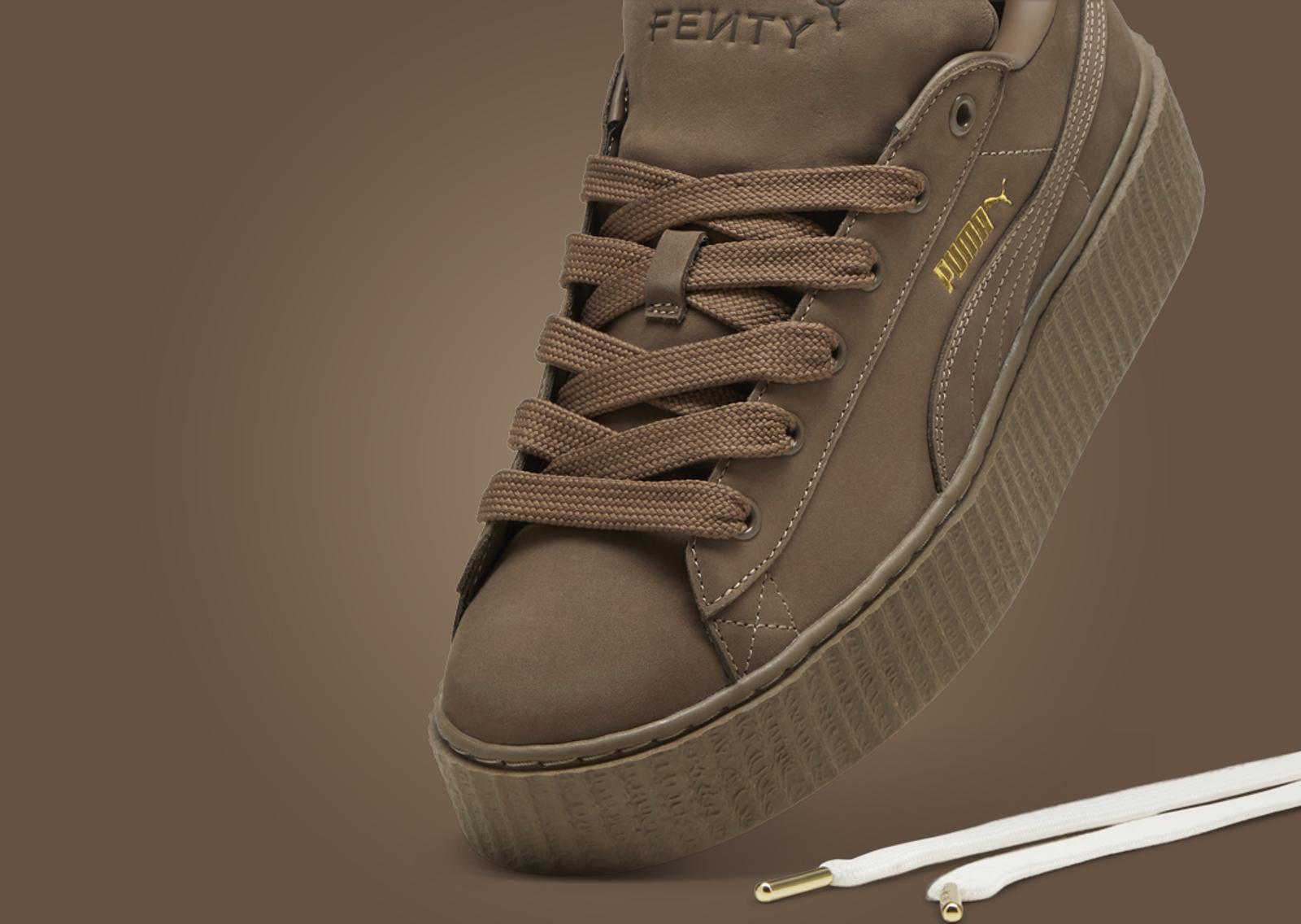 Fenty x Puma Creeper Phatty Nubuck Brown Toe