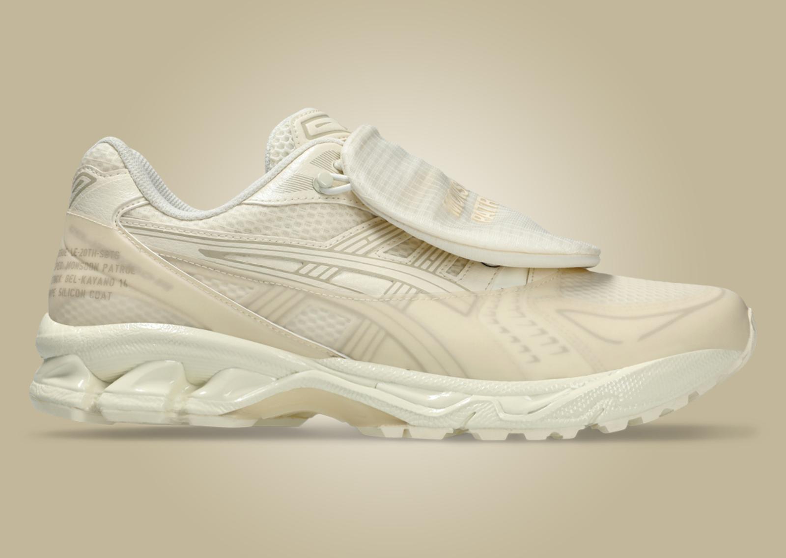 SBTG x Limited Etd x Asics Gel-Kayano 14 Monsoon Patrol Cream Lateral