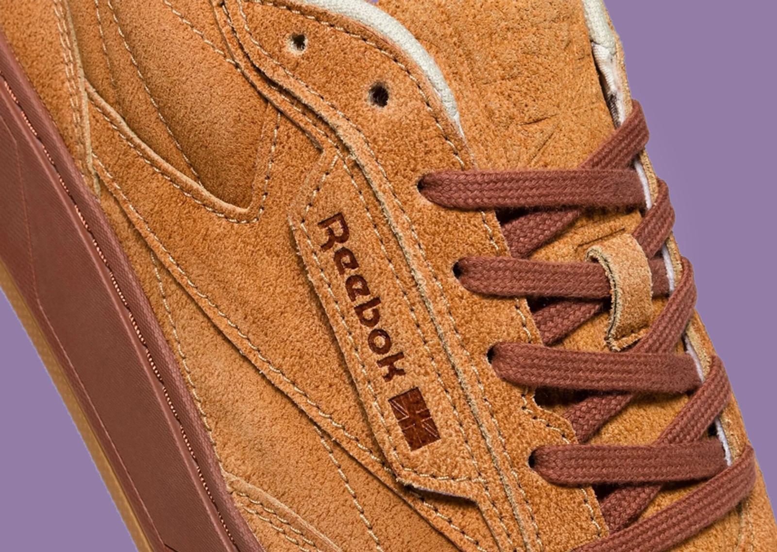 Reebok Club C LTD Rust Edge Suede Detail