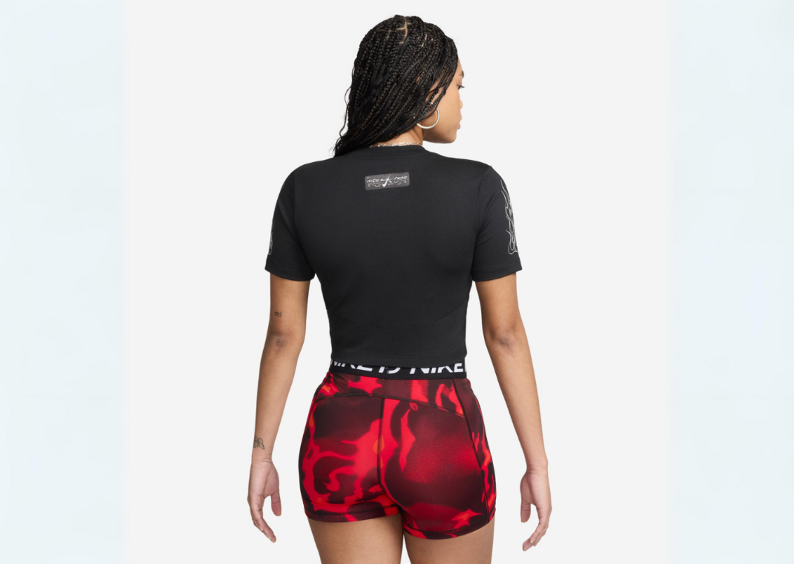 Megan Thee Stallion x Nike NSW Women's Slim Crop Tee Back