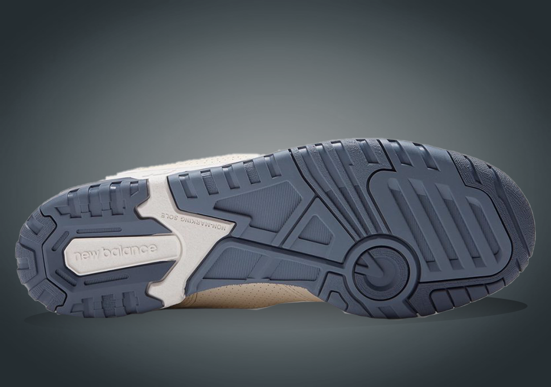 The New Balance 550 Arrives In A Beige Vintage Indigo Colorway