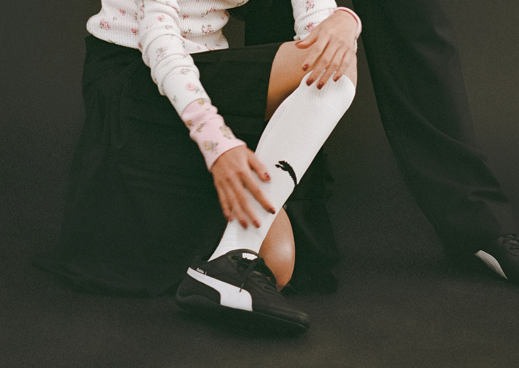 The Danielle Guizio x Puma Speedcat Leather Black White