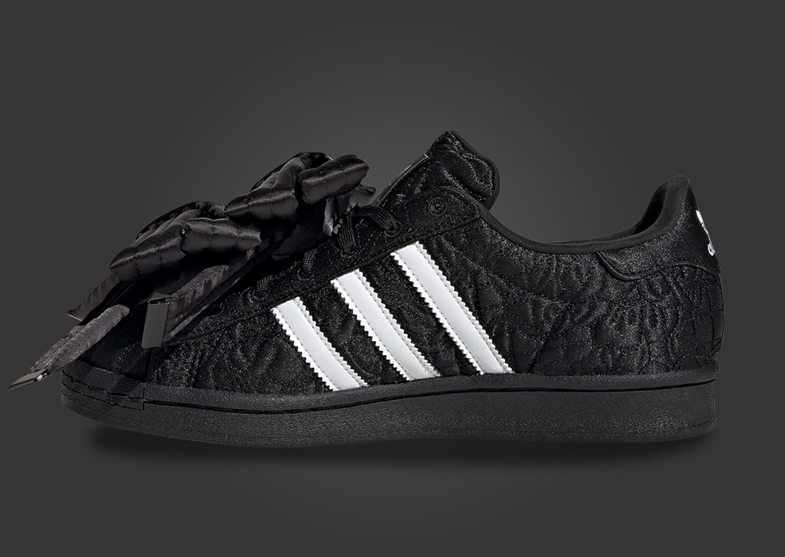 Caroline Hu x adidas Superstar Core Black Cloud White (W) Medial