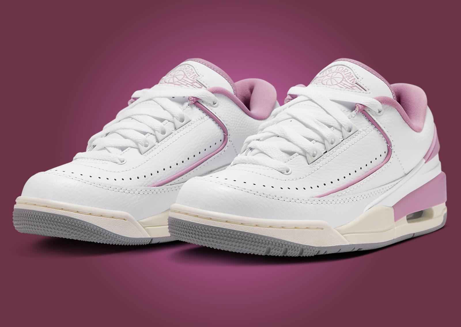 Air Jordan 2/3 White Orchid (W) Angle