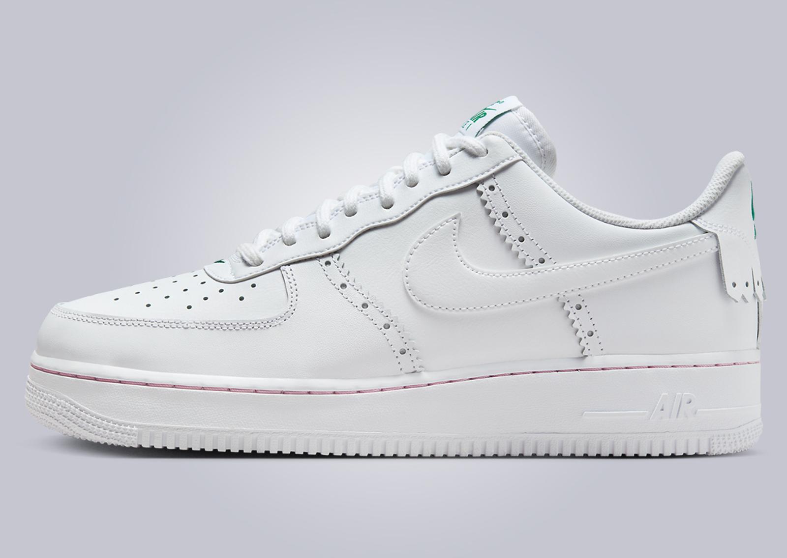 Nike Air Force 1 Low Brogue White Lateral